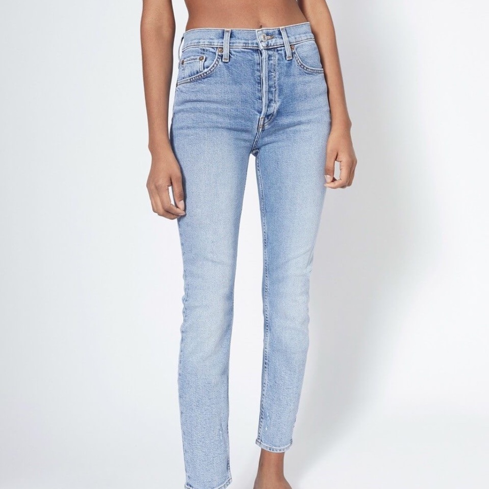 RE/DONE 90s High Rise Ankle Crop - Mid 90s size 24